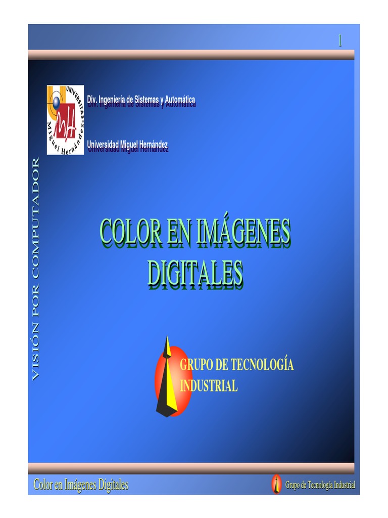 06 ColorImagenesDigitales (Color) | PDF | Color | Modelo de color Rgb