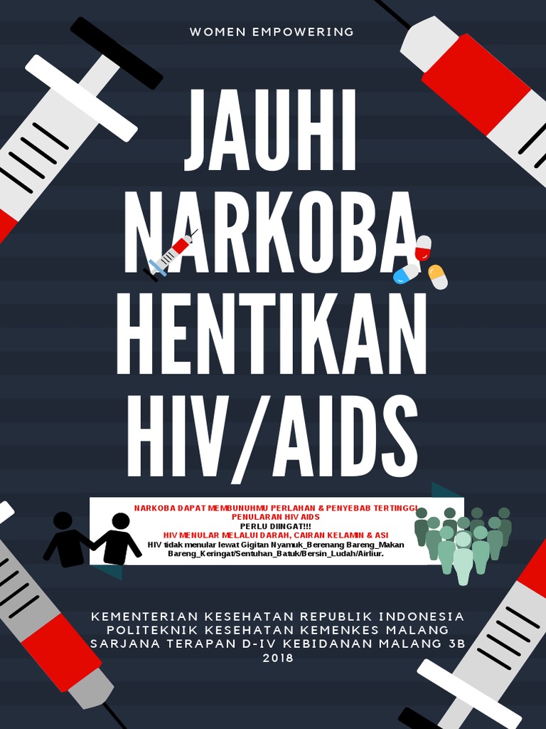 Poster Hiv Aids Dan Narkoba Contoh Poster