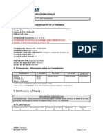 Hoja de datos de seguridad del nitrógeno