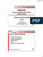 HACCP History and Overview 2014