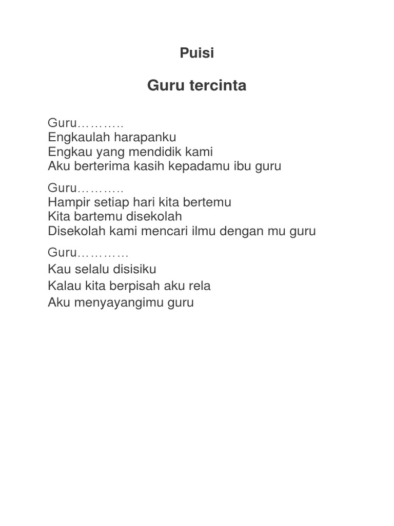 Puisi Guru Docx