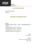 trabajo Final Plan de Negocios