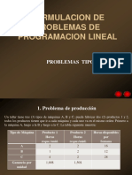 02-Formulacion de Problemas de Programacion Lineal - Problemas Tipo