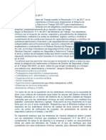 Recientemente El Ministerio de Trabajo Expidió La Resolución 1111 de 2017