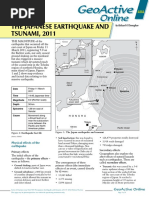 Geoactive 484 - The Japanese Earthquake and Tsunami