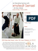 Lars Stjernstedt Sensei at NOLA Aikido May 2018 Flyer