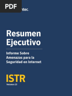 ISTR Resumen Ejecutivo - Symantec Reporte