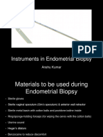 Instruments in Endometrial Biopsy