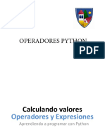 Operadores Python