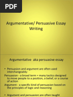 Argumentative Essay