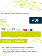 Gestão do Tempo e Organização do Trabalho