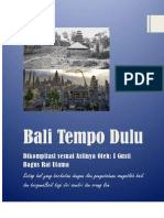 Kompilasi Bali Tempo Dulu
