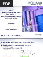 Measurement Uncertainty Presentation