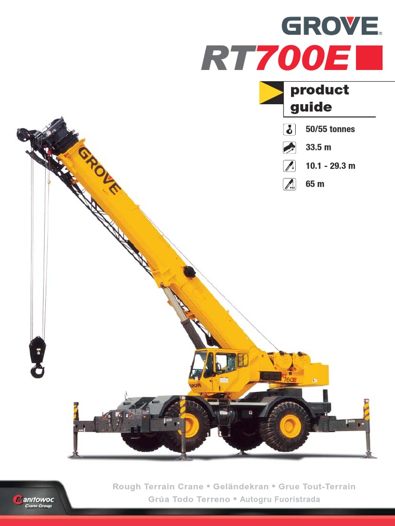Grue Tout-Terrain Grove RT700E | PDF | Transmission (Mécanique) | Grue ...