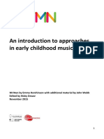 An introduction to approaches in early childhood music