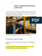 La Carta Del Profesor Uruguayo Que Conmueve Al Mundo de La Educación