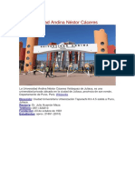 La Universidad Andina PDF