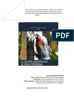 Política Nacional y Estratégias para El Desarrolllo de Sistema Guatemalteco de Áreas Protegidas.