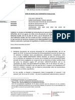 Resolución que declara nula sanción disciplinaria y restituye a funcionario