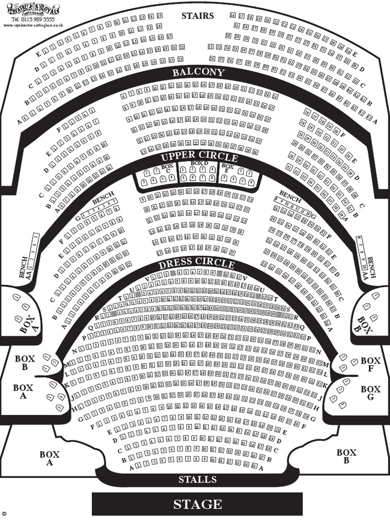 Theatre Royal Seating Plan Nature