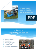 CleanUp Checklist 