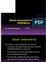 Salud Comunitaria en La Universidad de El Salvador