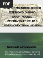 Comportamiento Del Sector Externo Colombiano