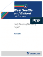 Early Scoping Report For West Seattle/Ballard Light Rail