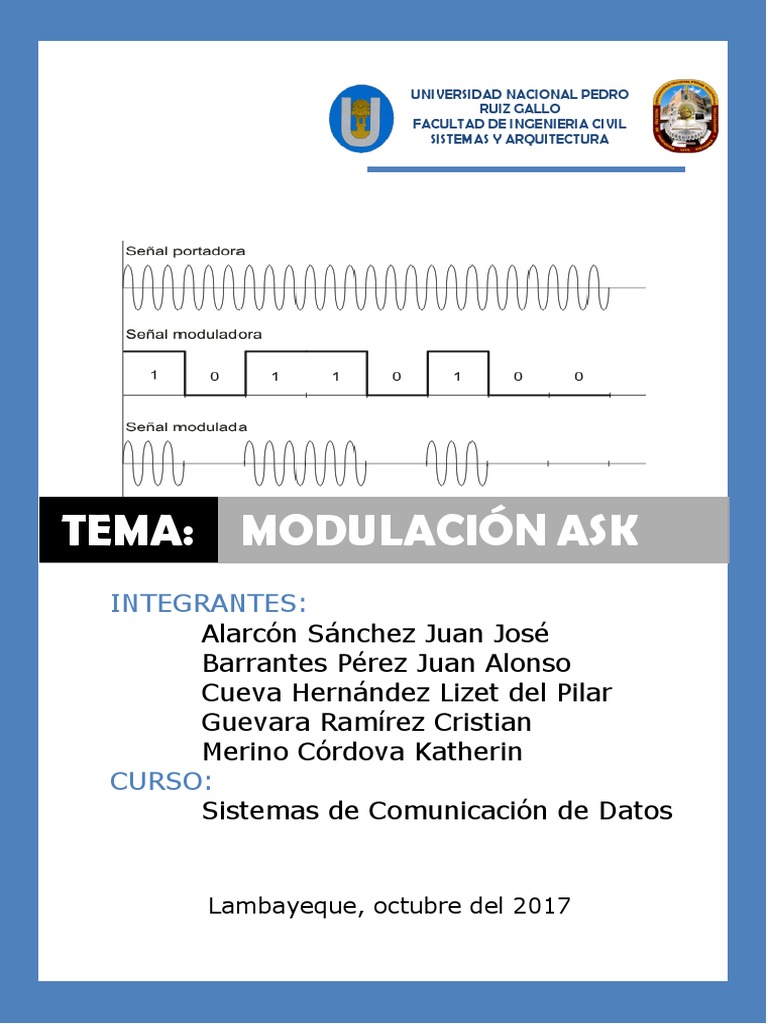 Modulación ASK | PDF | Radio | Telecomunicaciones
