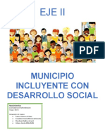 EJE II Municipio Incluyente Con Desarrollo Social