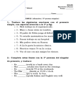 Pres Simple (Afir 3º p Sg)