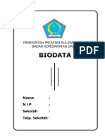 Cover Biodata SIMPEG
