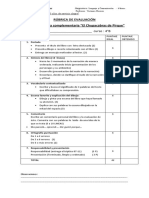 Rubrica de Evaluación Triptico