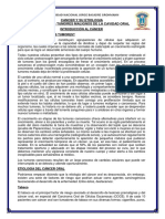 Cancer y Su Etiologia Principales Tumores Malignos de La Cavidad Oral y Tratamiento