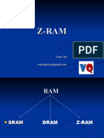 Z-RAM (Zero Capacitance RAM)