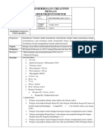 SPO Pemeriksaan Creatinin Dengan Spekrofotometer