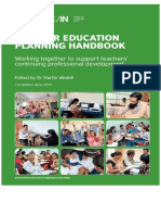 Teacher Education Planning Handbook