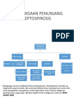 Pemeriksaan Penunjang Leptospirosis