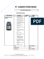 MACHINE QUOTATION DOCUMENT