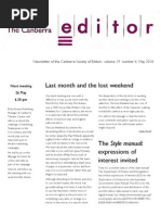 The Canberra Editor May 2010