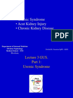 Uremic Syndrome - Acut Kidney Injury - Chronic Kidney Disease