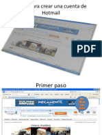 Pasos para Crear Una Cuenta de Hotmail