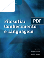 Apostila - Filosofia - Conhecimento e Linguagem PDF