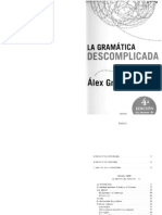 La Gramatica Espau00f1ola Descomplicada Alex Grijelmo