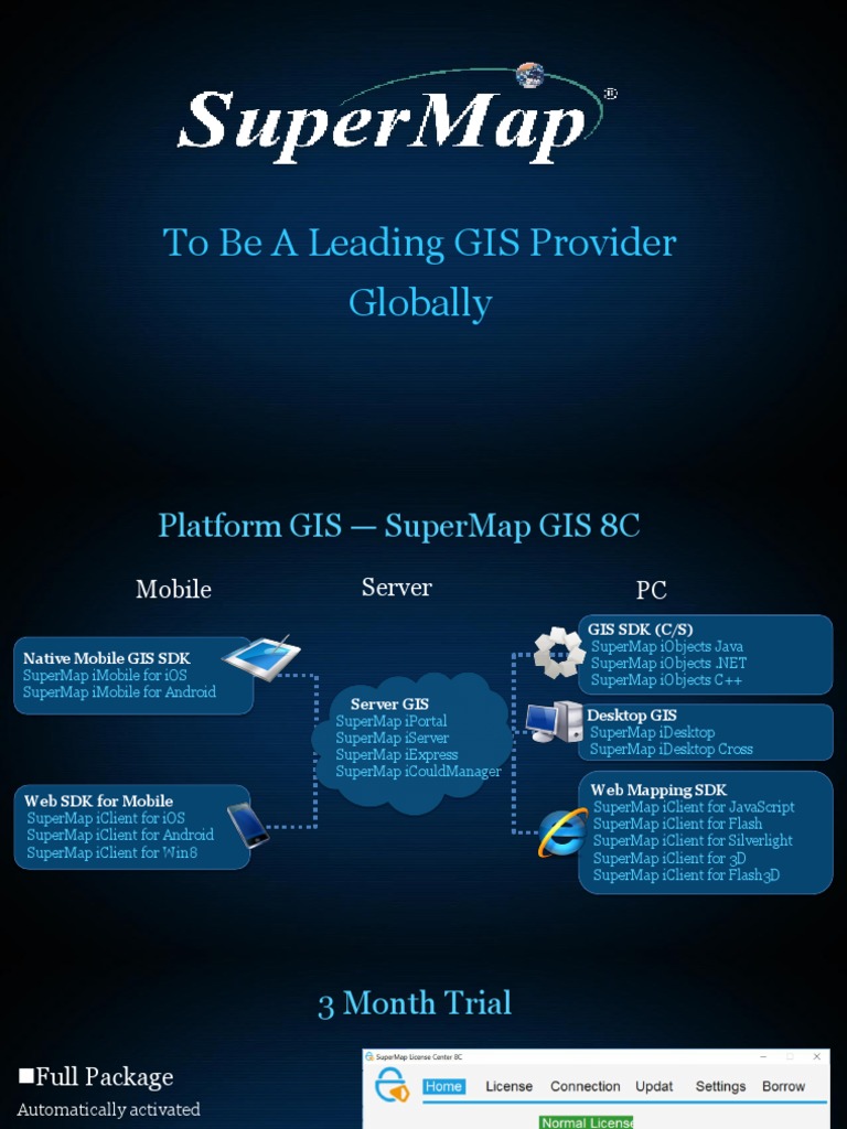 SuperMap GIS Solutions Overview | PDF | Geographic Information System ...