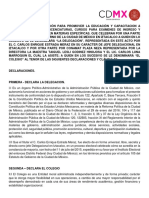 Convenio de Colaboración para Promover La Educación y Capacitacion A Nivel Media Superior