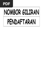 NOMBOR GILIRAN