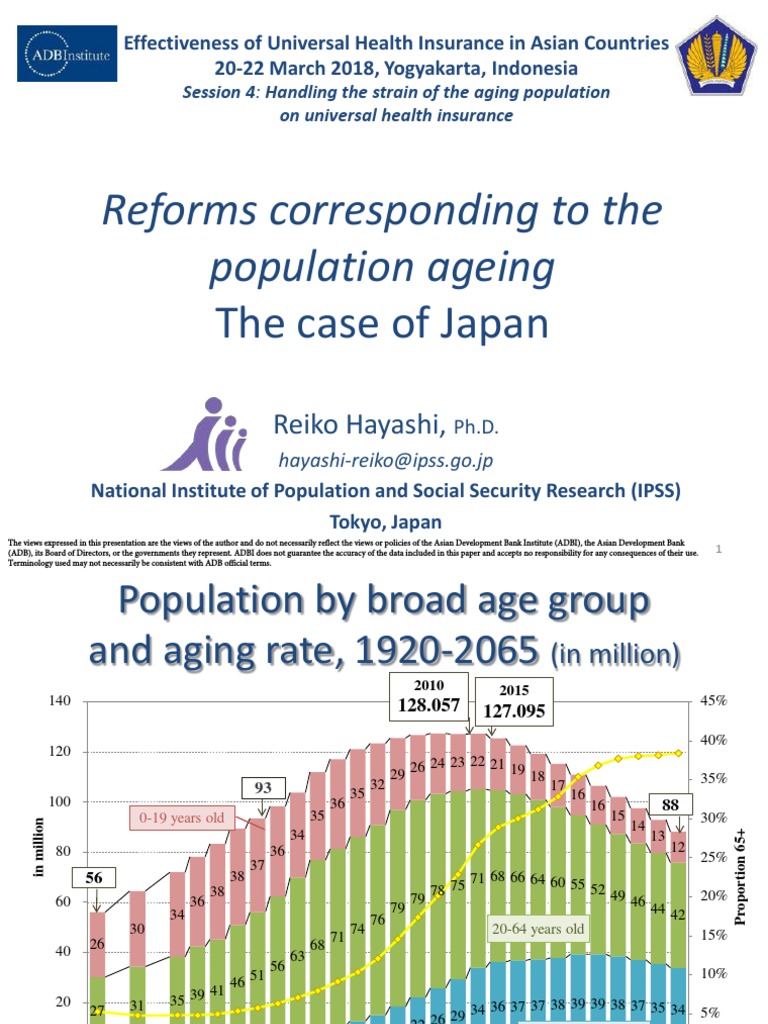 Reforms Corresponding To The Population Ageing The Case of Japan