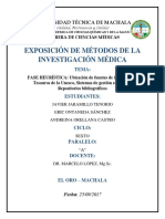 Fase Heurística Métodos de Investigación Médica(1)