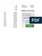 ROI For Investor